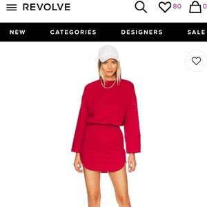 New With Tags Revolve Sweatshirt Dress